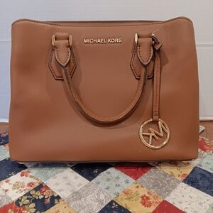 Michael Kors Tan Leather Tote Bag
